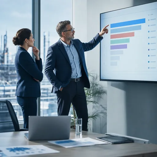 Procurement team reviewing a ranked priority list on screen